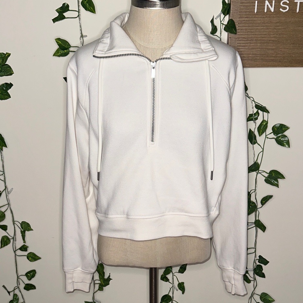 Target All In Motion Quarter Zip Semi Cropped Sweatshirt